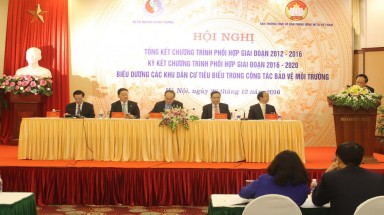  Ngành Môi trường tổng kết 4 năm hợp tác với Trung ương Mặt trận Tổ quốc Việt Nam